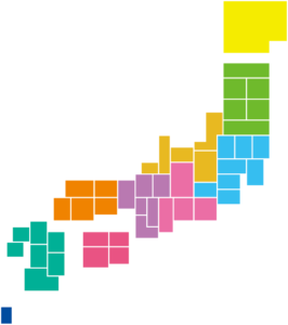 日本地図 japan